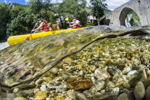 canoeing the Tarn river (Sainte-Enimie, France) by Mathieu Foulquié 